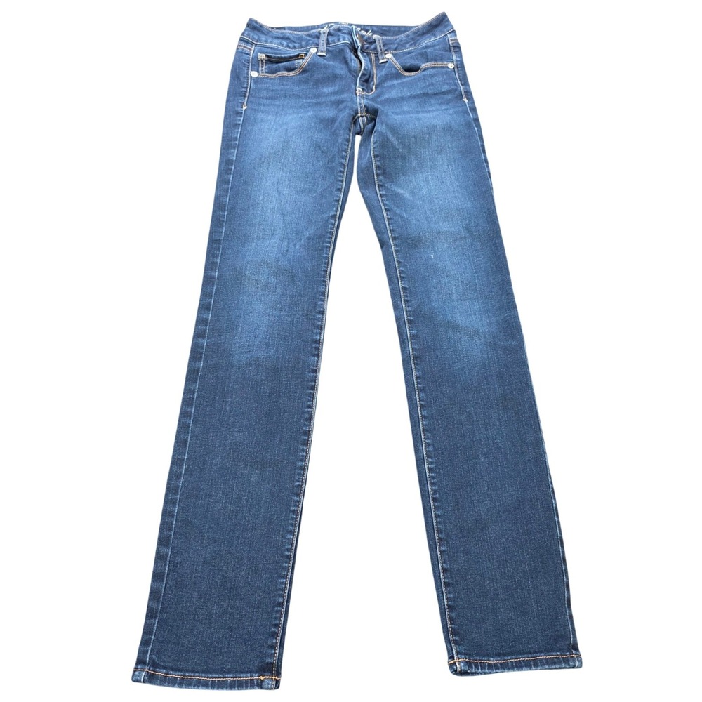 American Eagle Super Stretch Skinny Jeans Women's Size 6 Regular Dark Wash Blue